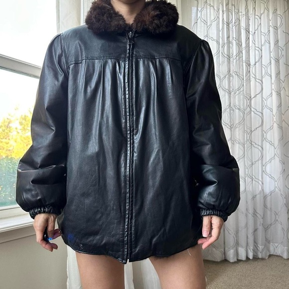 Reversible Fur Jacket - Picture 4 of 8